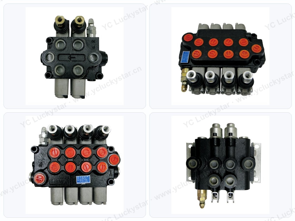 Monoblock hydraulic control valves, 1 to 7 spools